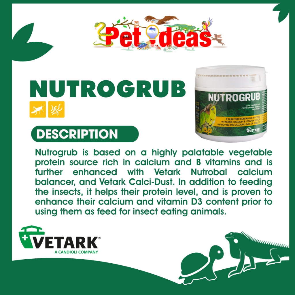 Vetark Nutrogrub For Insects 300g