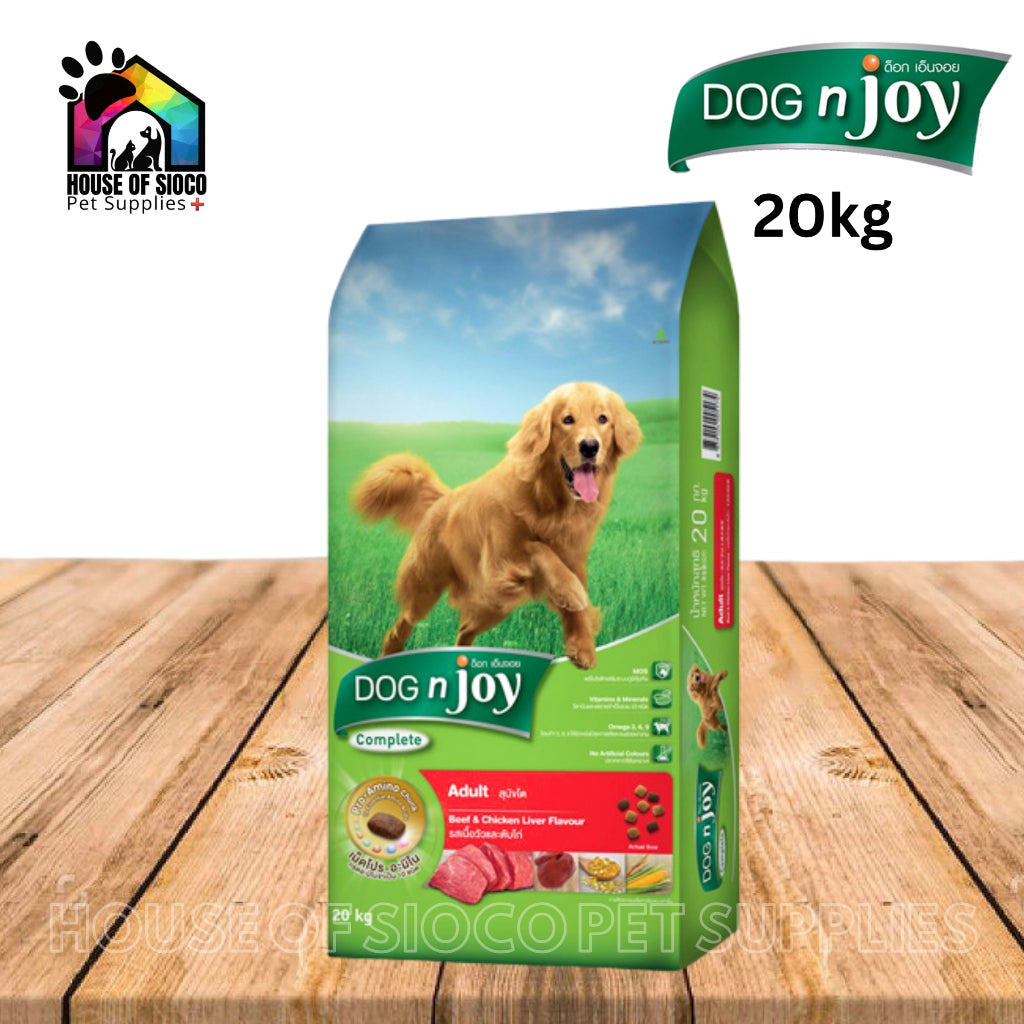 Dog n Joy Adult Dry Dog Food 20kg (Beef & Chicken Liver Flavour)
