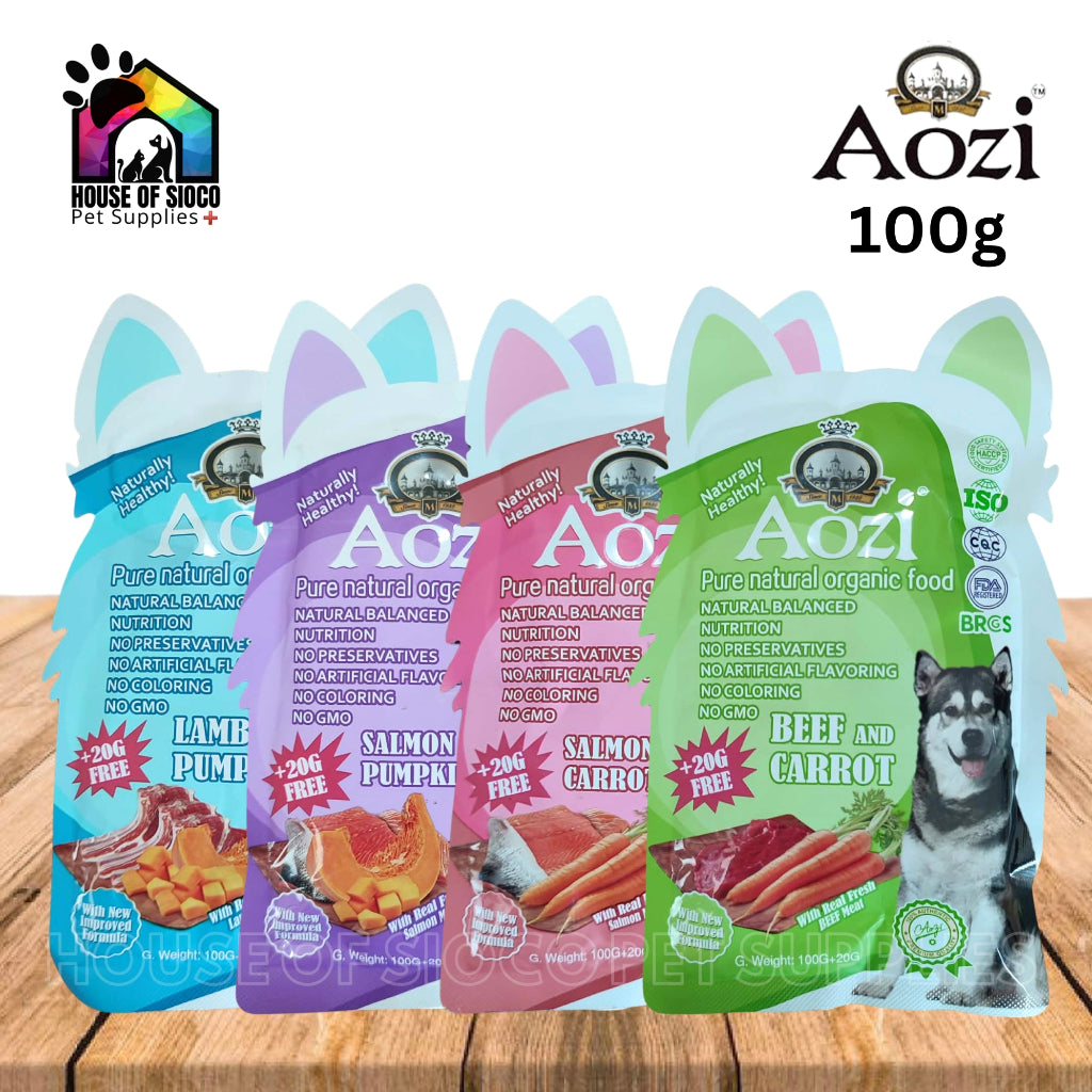 Aozi Wet Dog Food Pouch 100g
