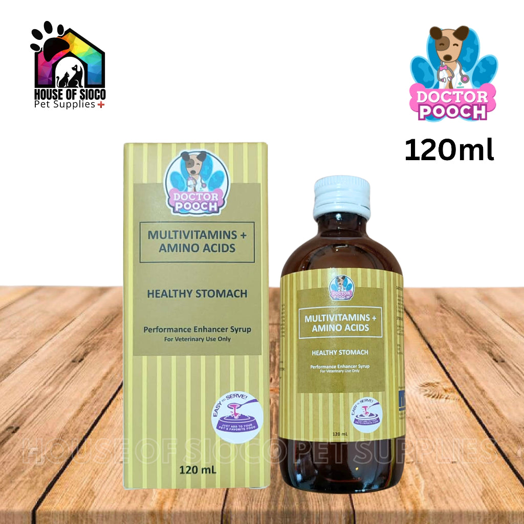 Doctor Pooch Healthy Stomach Multivitamins For Pets 120ml