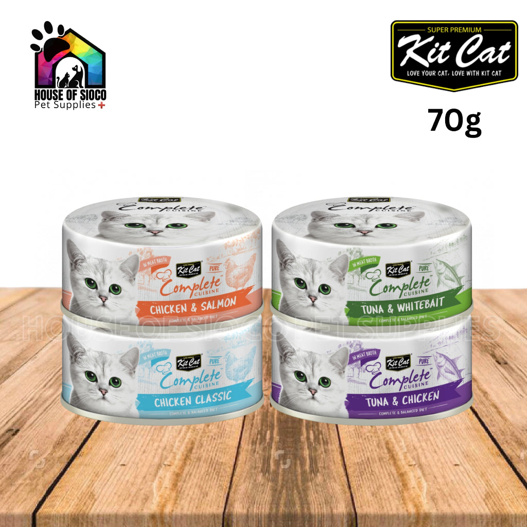 Kit Cat Complete Cuisine in Broth Wet Cat Food 70g