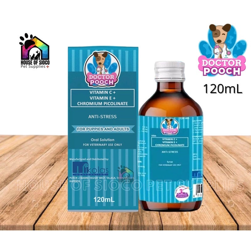 Doctor Pooch Anti Stress Multivitamins For Pets 60ml-120ml