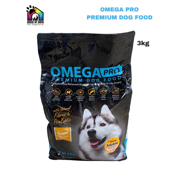 Omega Pro Premium Dry Dog Food (Mini Kibbles) 3-5kg
