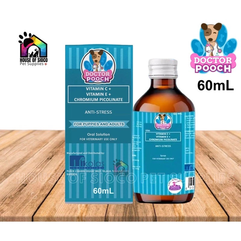 Doctor Pooch Anti Stress Multivitamins For Pets 60ml-120ml