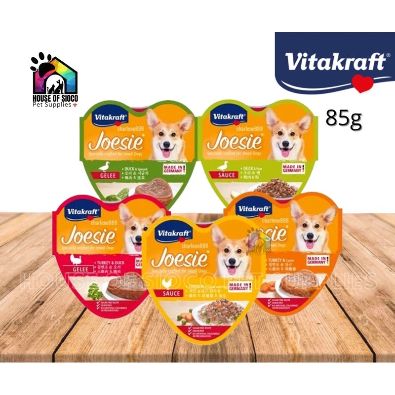 Vitakraft Joesie Tray Wet Dog Food 85g