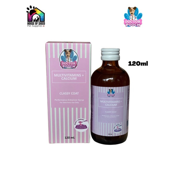 Doctor Pooch Classy Coat Multivitamins For Pets 120ml