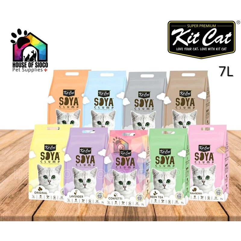 Kit Cat Soya Clump Eco-Friendly Cat Litter 7L
