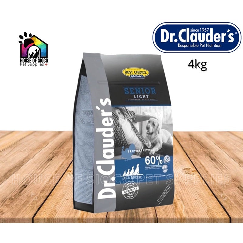 Dr. Clauder’s Senior Light Dry Dog Food 4kg