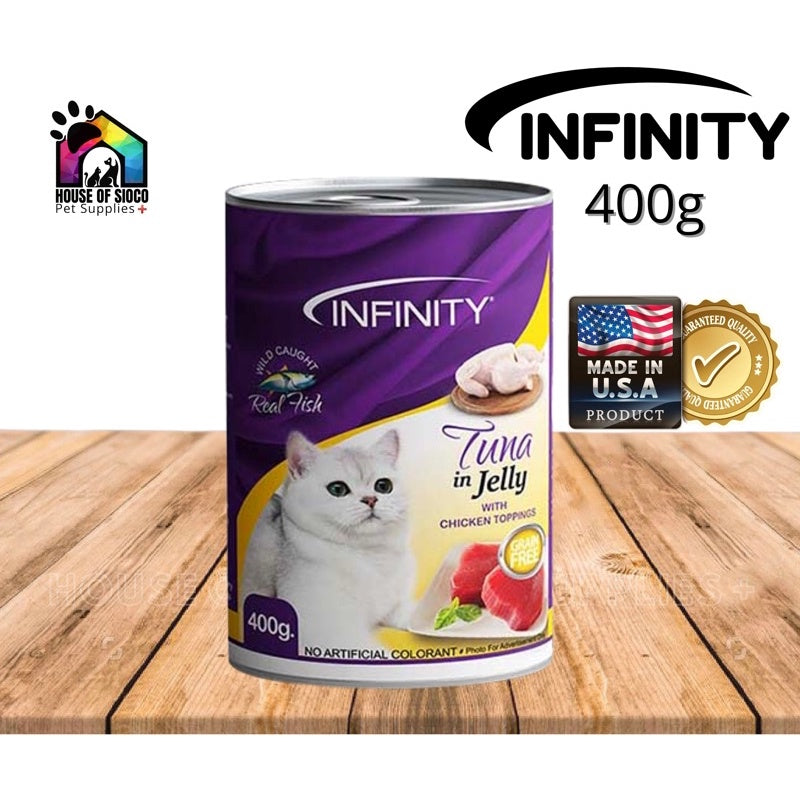 Infinity Tuna in Jelly Grain-Free Wet Cat Food 400g