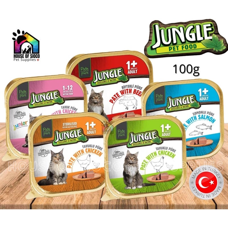 Jungle Paté Wet Cat Food For Cat 100g
