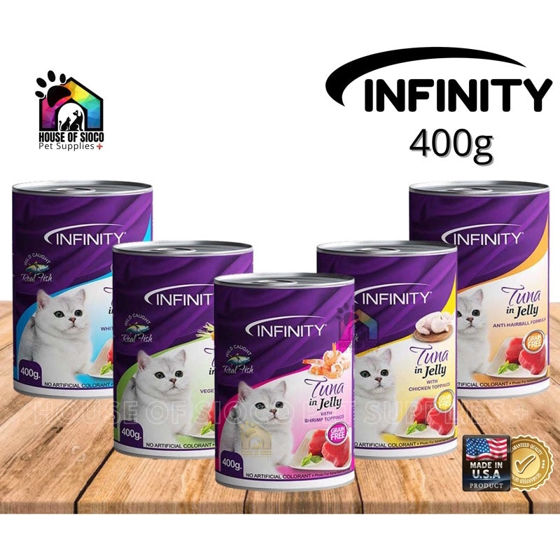 Infinity Tuna in Jelly Grain-Free Wet Cat Food 400g