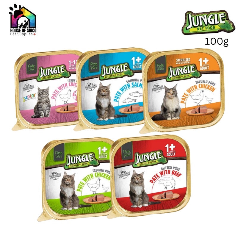 Jungle Paté Wet Cat Food For Cat 100g