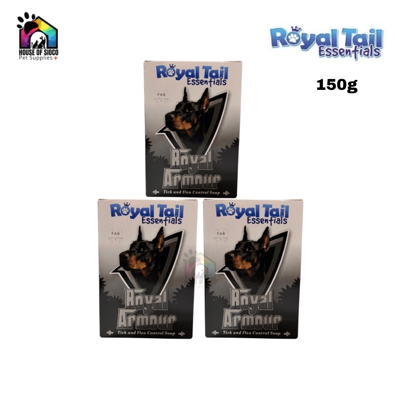 Royal Tail Essentials Royal Armour Tick and Flea Control Soap For Pets 150g