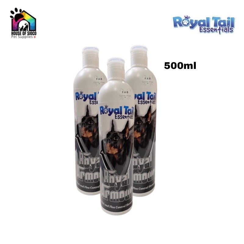 Royal Tail Essentials Royal Armour Tick and Flea Control Shampoo For Pets 500ml