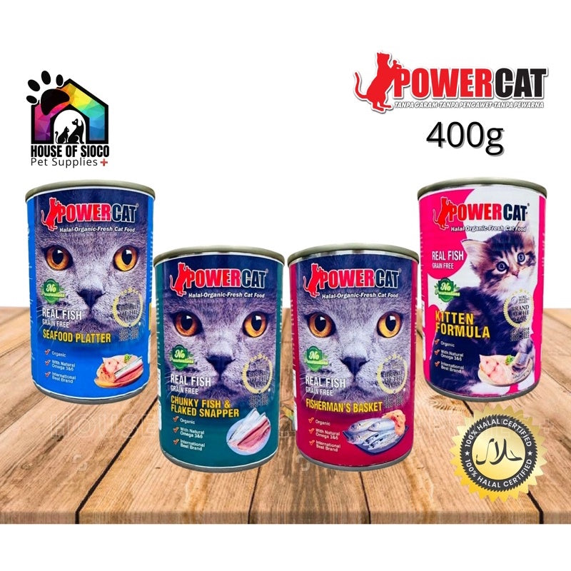 Powercat Wet Food For Cat & Kitten 400g