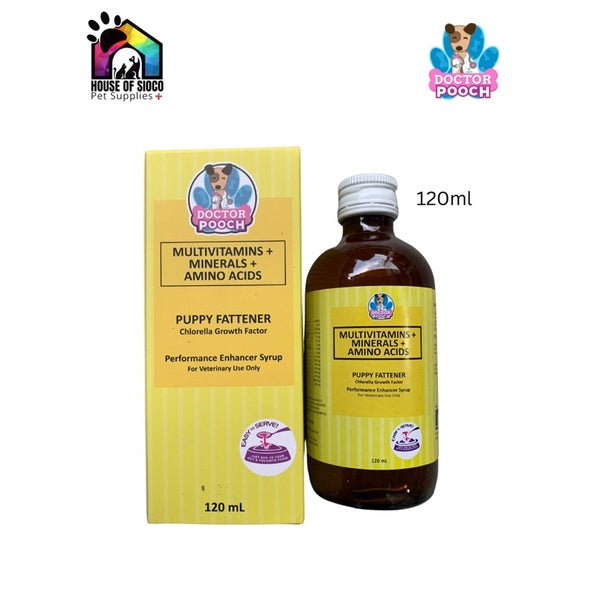 Doctor Pooch Puppy Fattener Vitamins 60-120ml
