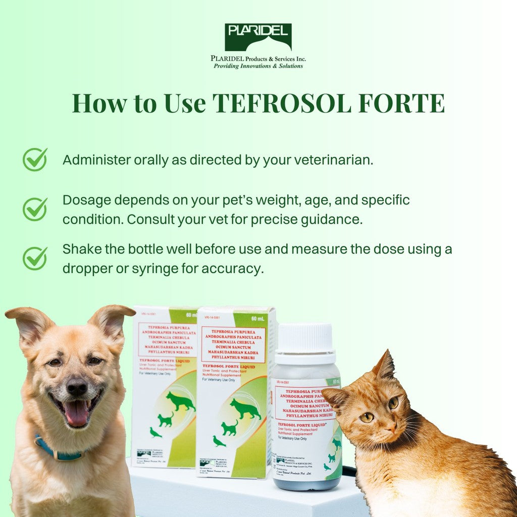 Tefrosol Forte Liquid For Pets 60ml