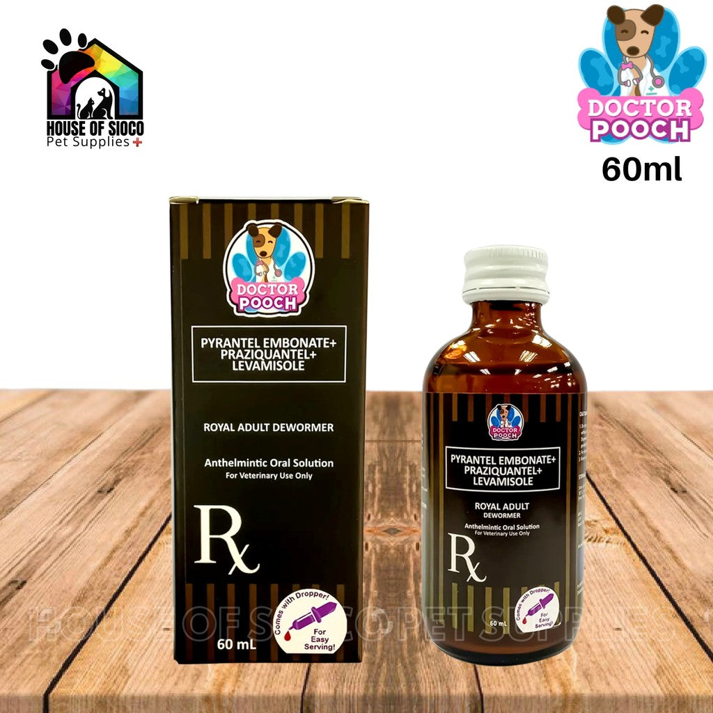 Doctor Pooch Royal Adult Dewormer For Pets 60ml