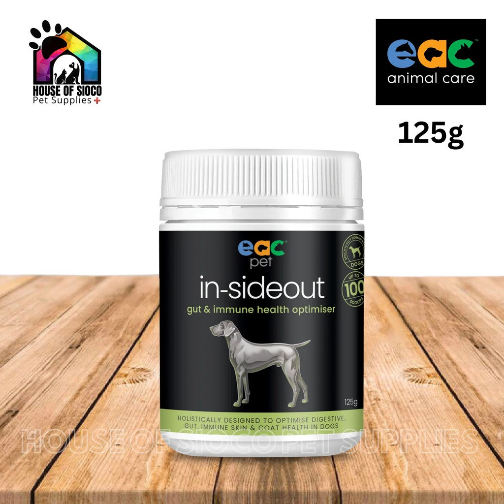 Eac Pet In-Sideout Gut & Immune Health Optimiser For Dogs 125g