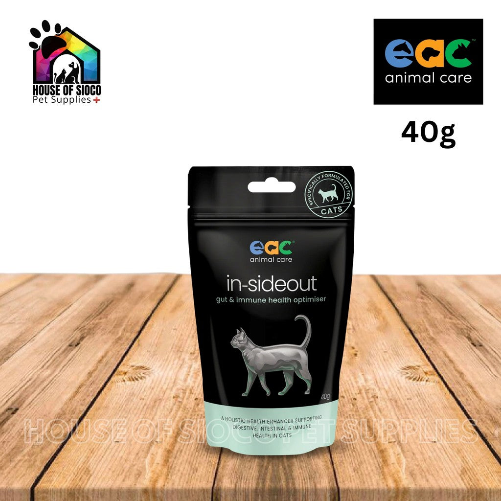 Eac Pet In-Sideout Gut & Immune Health Optimiser For Cats 40g