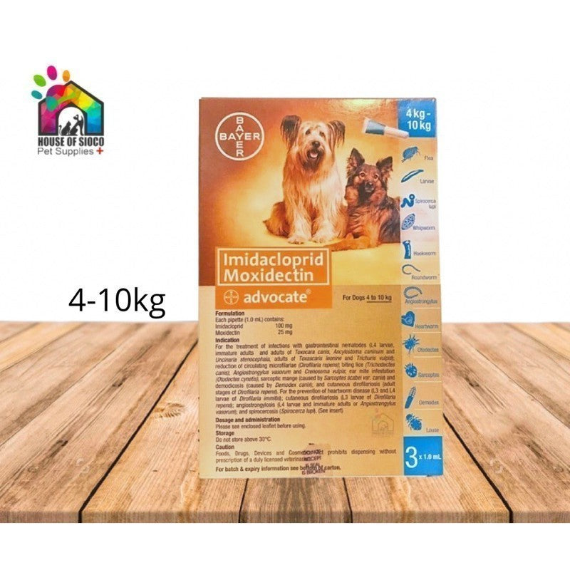 Advocate Spot-on Solution For Dogs 4-10Kg