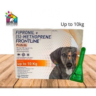 Frontline Plus Spot-on For Dogs <10kg