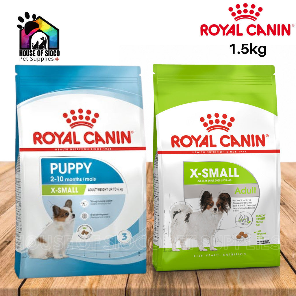 Royal Canin X-Small Puppy & Adult (500g-1.5kg) Dry Dog Food - Size Health Nutrition