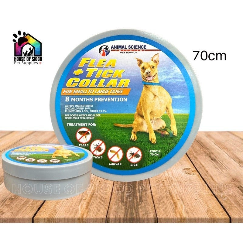 Animal Science Flea & Tick Collar For Dogs 70cm