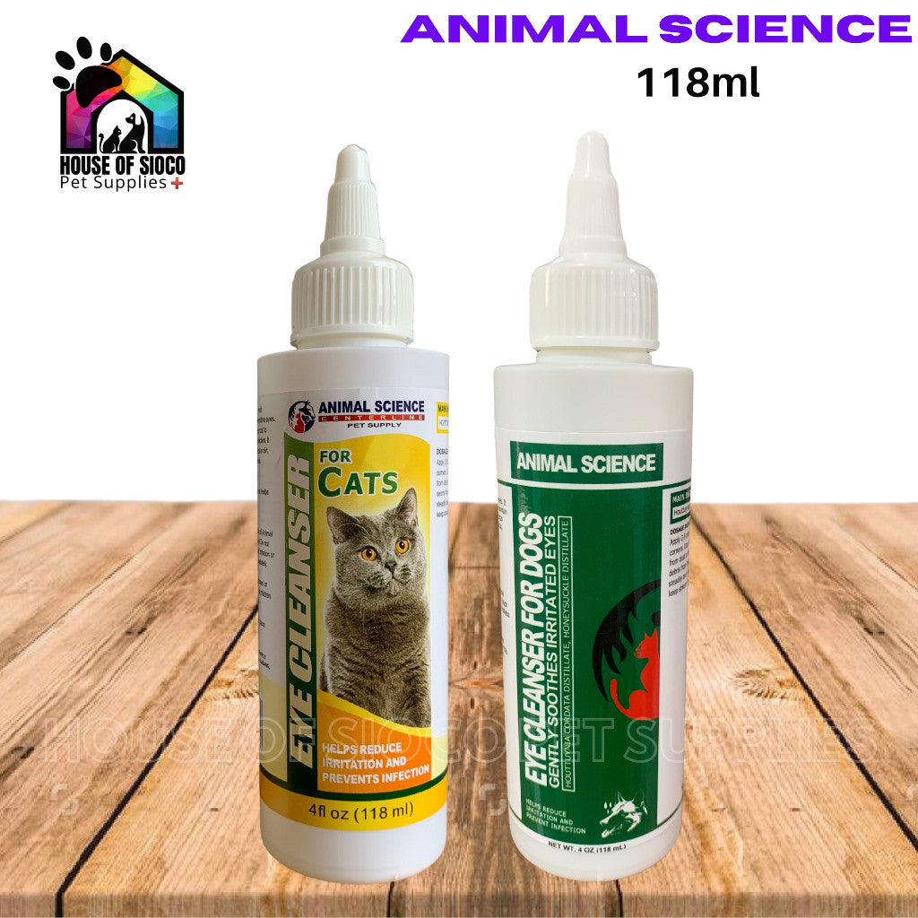 Animal Science Eye Cleanser For Cats and Dogs 118ml