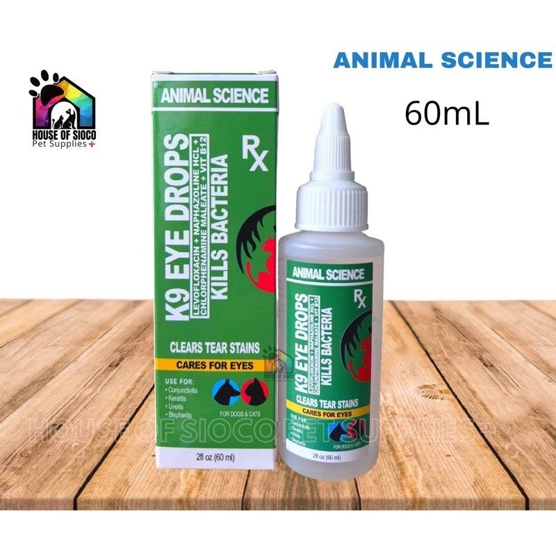 Animal Science K9 Eye Drops For Cats and Dogs 60ml