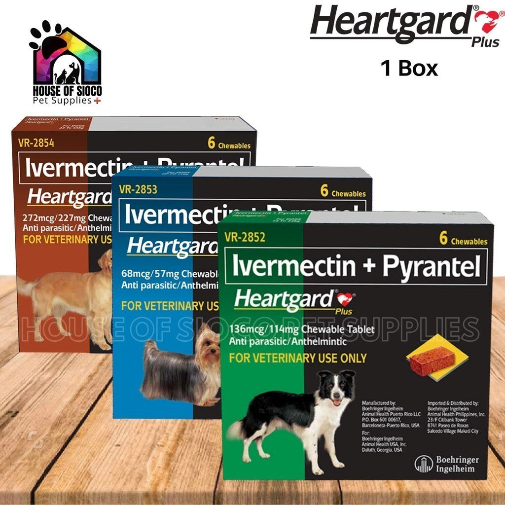 Heartgard Plus Chewable Tablet For Dogs (Per Box)
