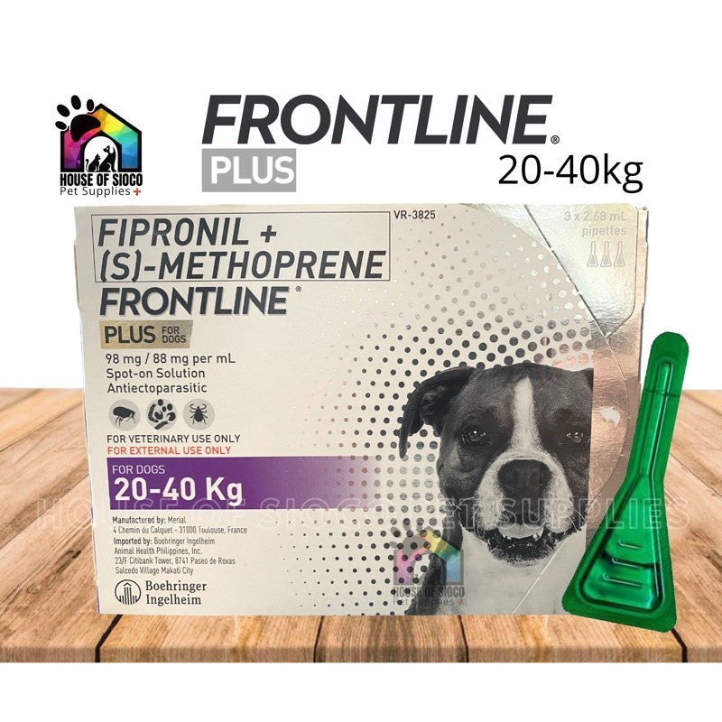 Frontline Plus Spot-On For Dogs 20-40kg