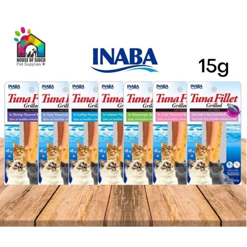 Inaba Tuna & Chicken Fillet Grilled Cat Treat 15g