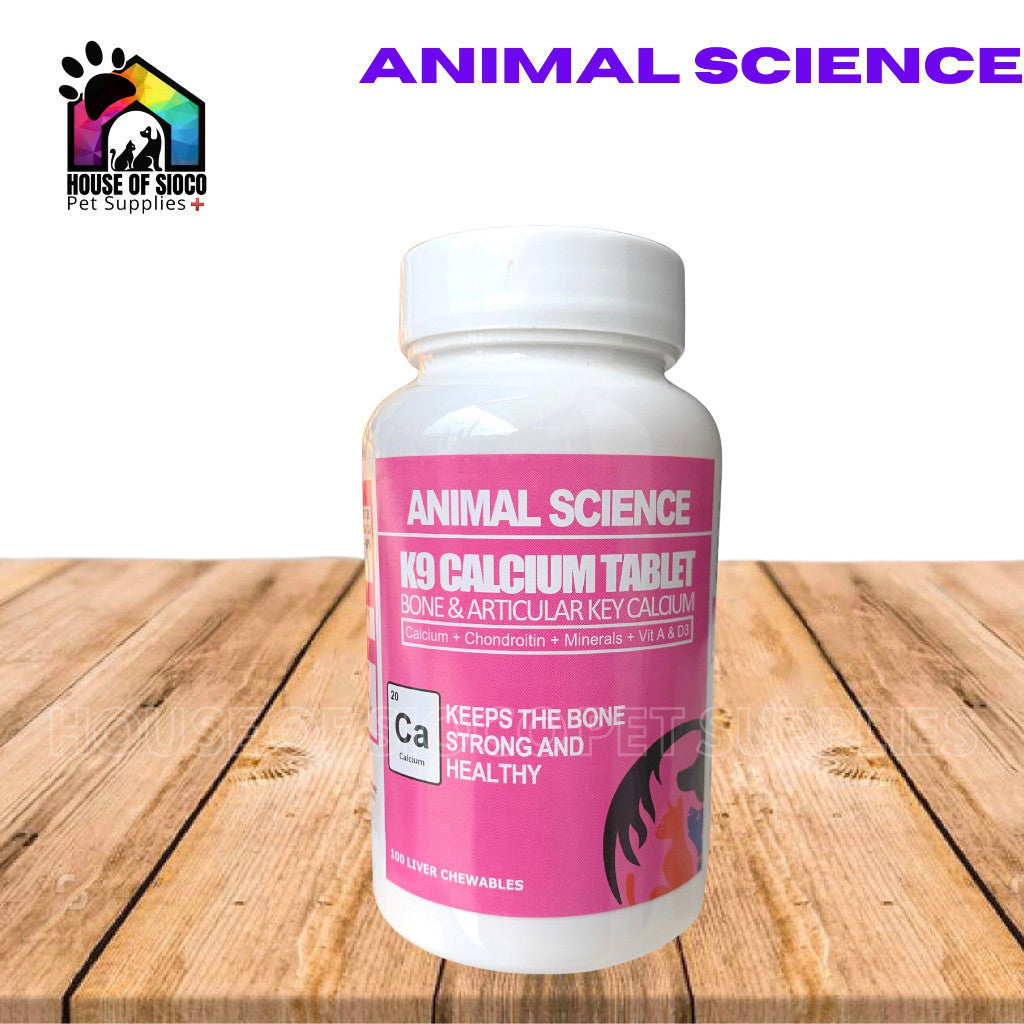 Animal Science K9 Calcium For Dogs 100tabs