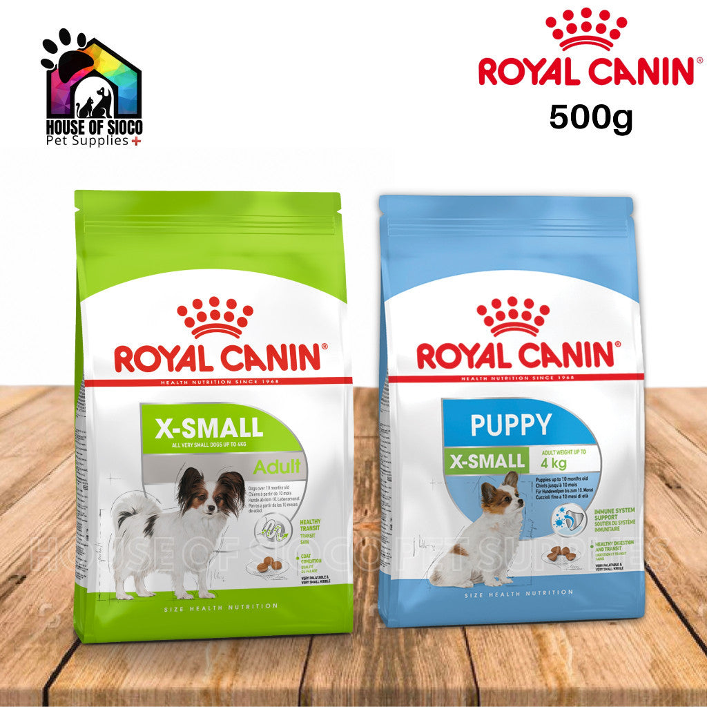 Royal Canin X-Small Puppy & Adult (500g-1.5kg) Dry Dog Food - Size Health Nutrition