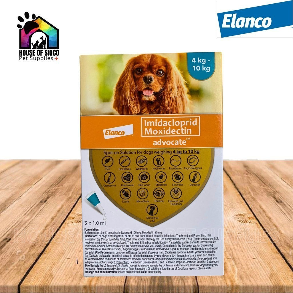 Advocate Spot-on Solution For Dogs 4-10Kg