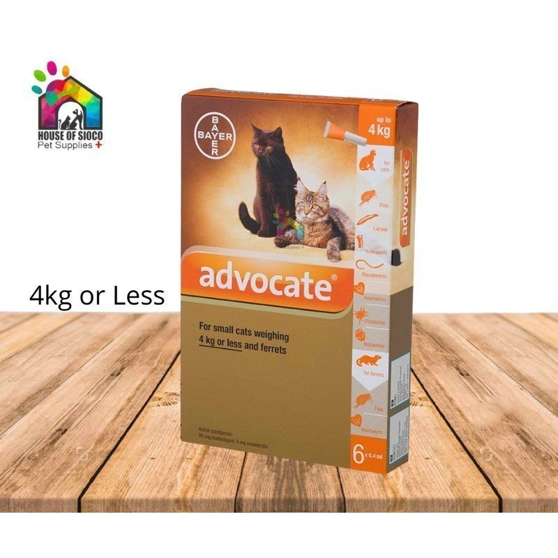 Advocate Spot-on Solution For Cats Up To 4kg