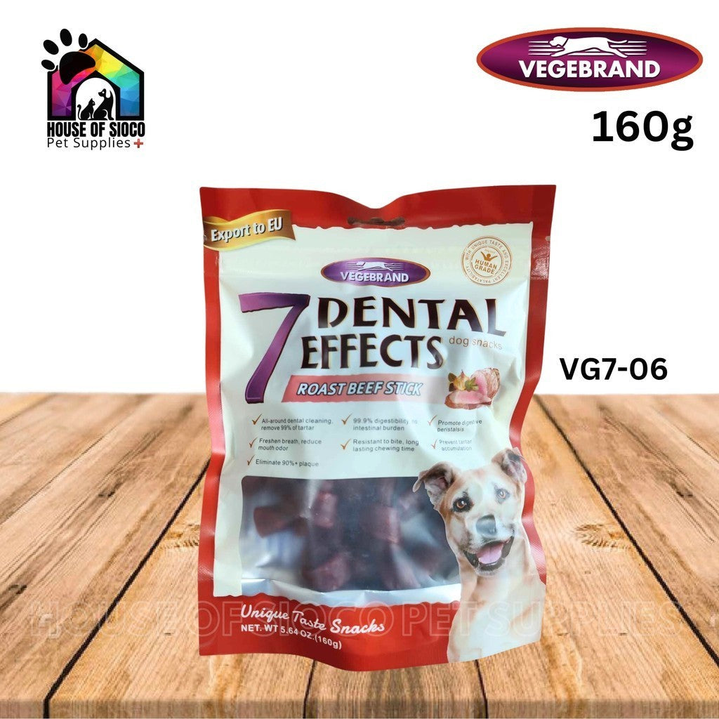 Vegebrand 7 Dental Effects Dog Snacks 160g