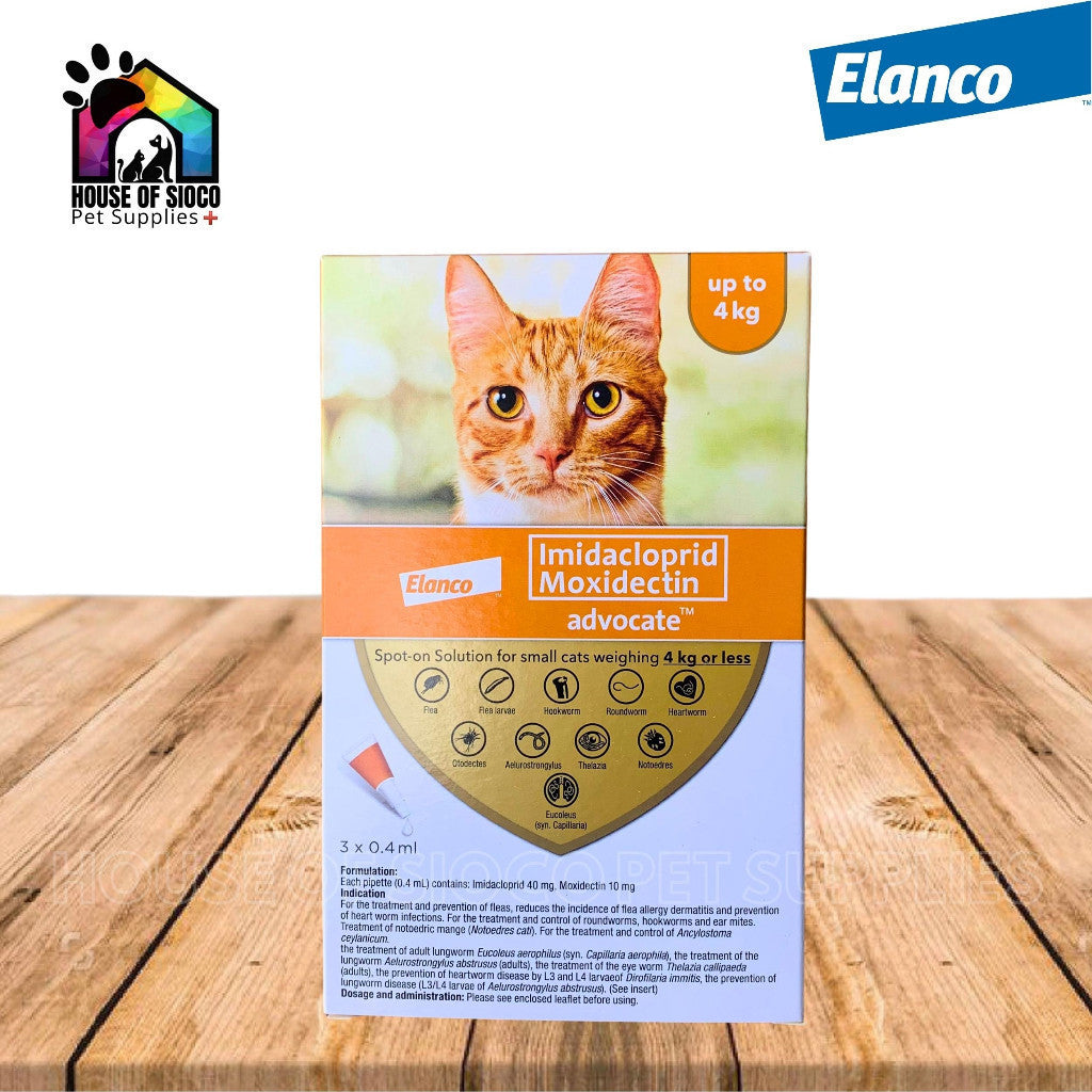 Advocate Spot-on Solution For Cats Up To 4kg