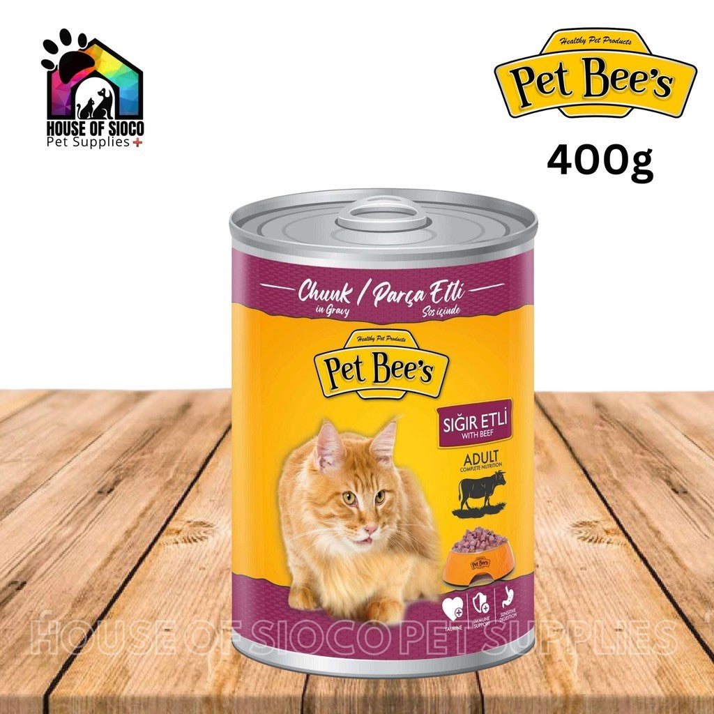 Pet Bee's Chunk in Gravy Wet Cat Food 400g