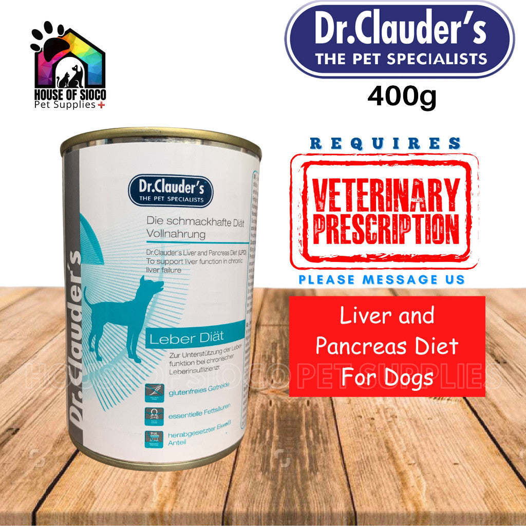 Dr. Clauder's Liver & Pancreas Diet Wet Food For Dogs 400g (PRESCRIPTION REQUIRED)