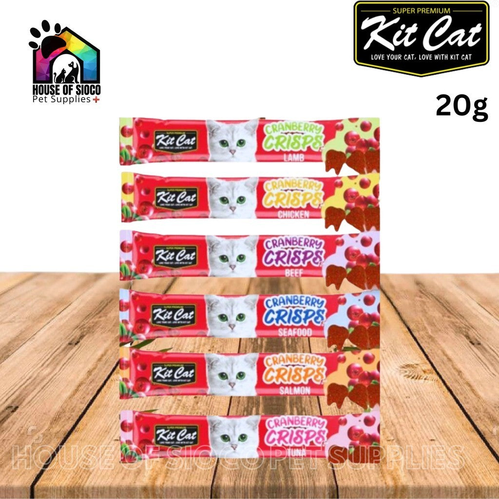 Kit Cat Cranberry Crisps Cat Treats 20g