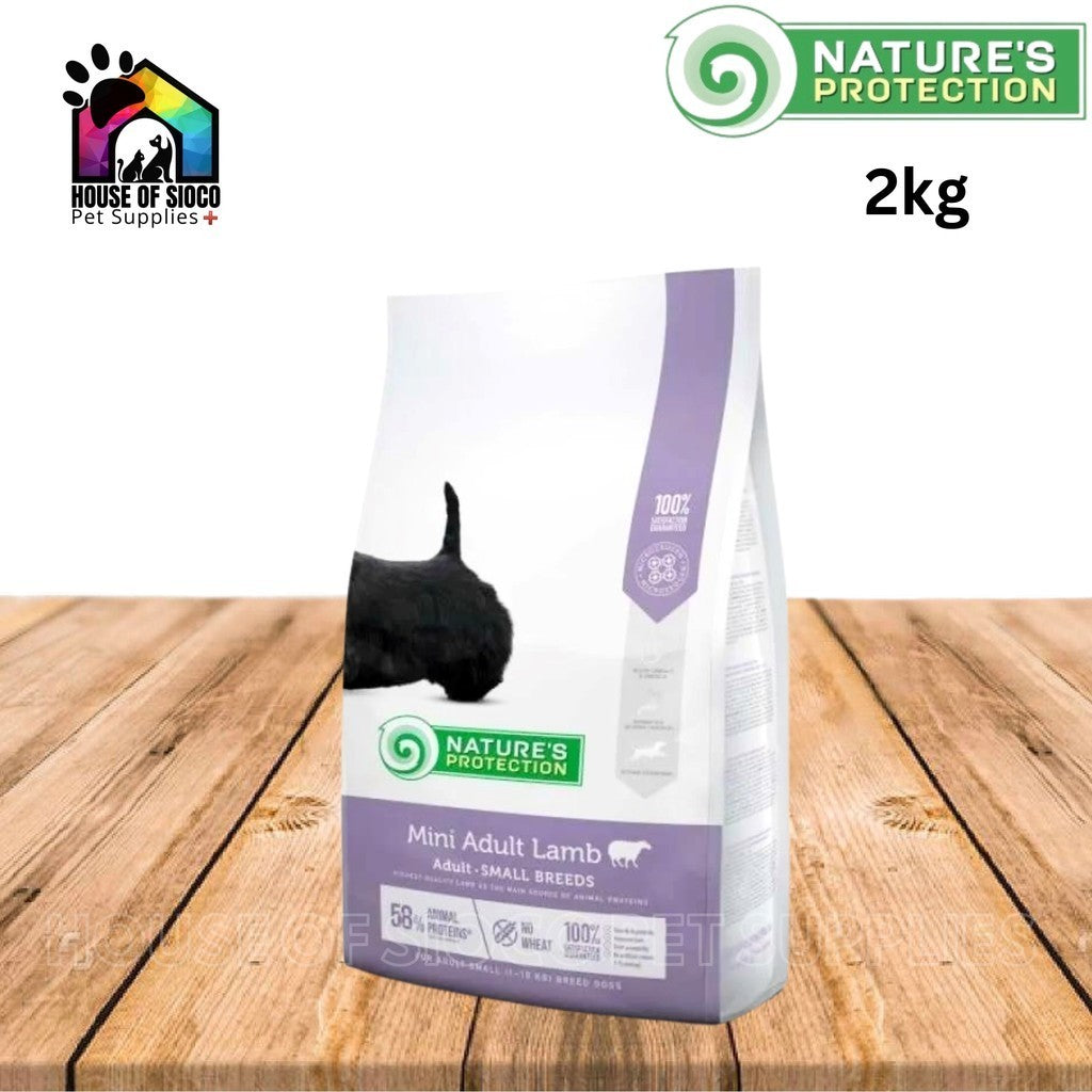 Nature's Protection Mini Adult Lamb Small Breed Dry Dog Food 2kg