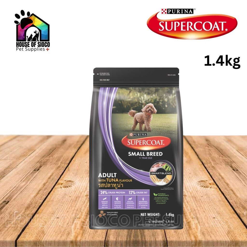 Purina Supercoat Small Breed Adult Dry Dog Food 1.4kg
