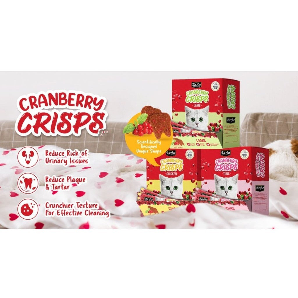 Kit Cat Cranberry Crisps Cat Treats 20g
