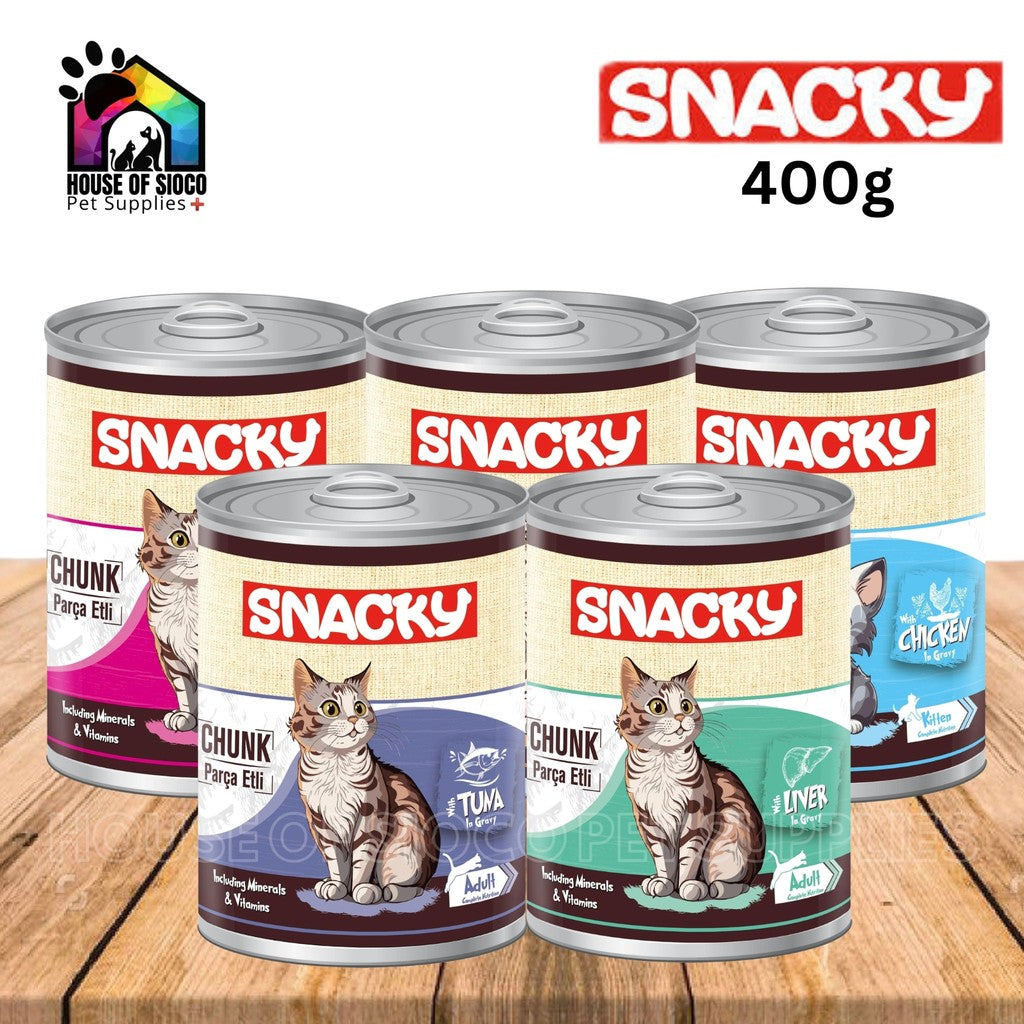 Snacky Chunk Wet Cat Food 400g