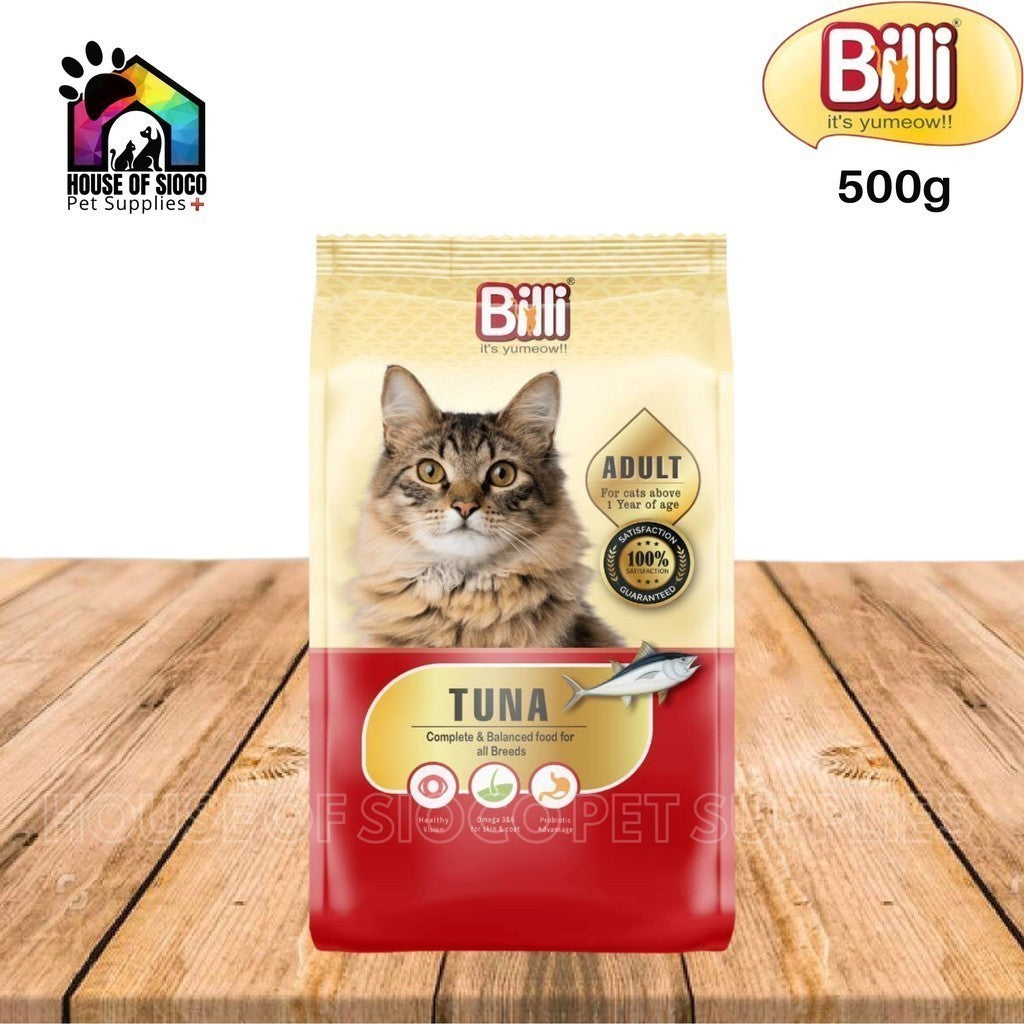 Billi Dry Cat Food For Adult & Kitten 500g