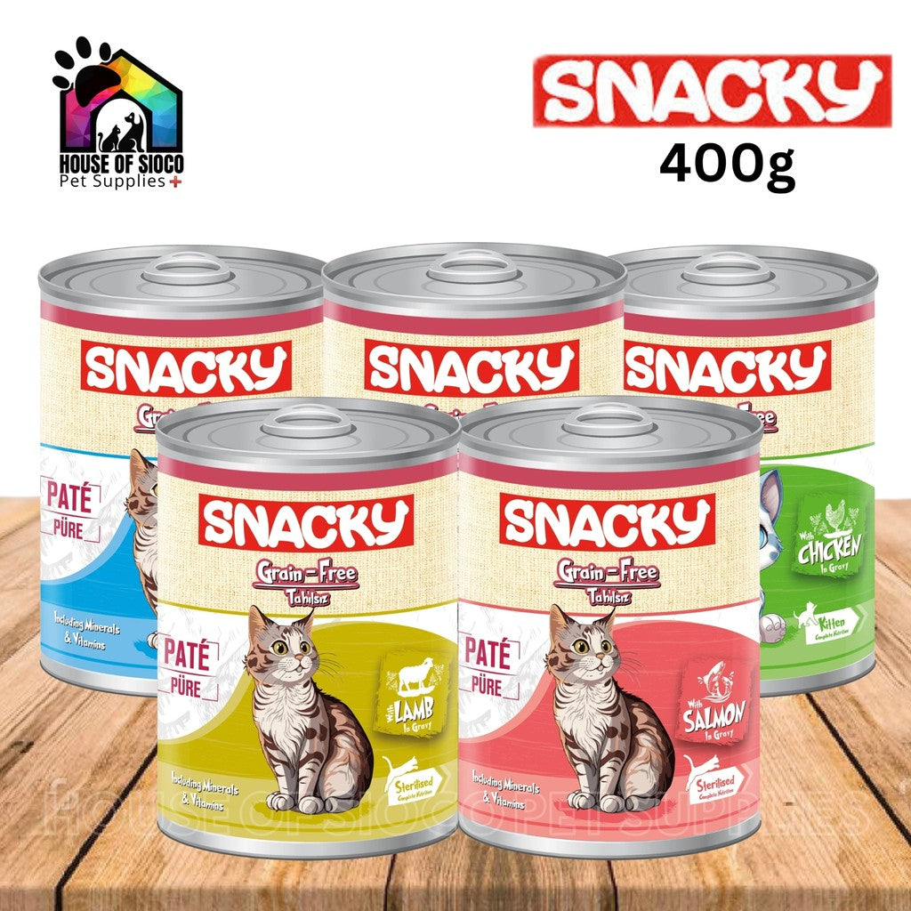 Snacky Pate Wet Cat Food (Grain Free) 400g