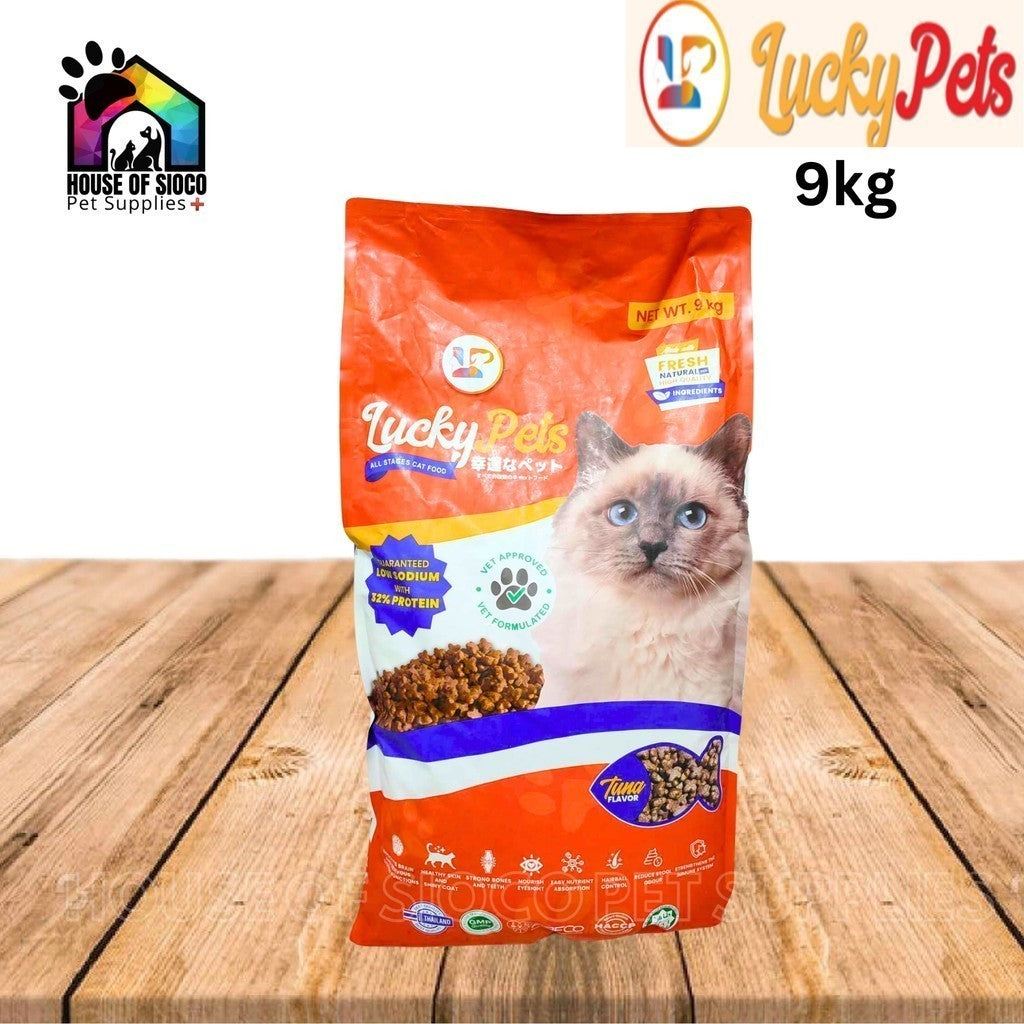 Lucky Pets Cat & Kitten Dry Food 9kg (Tuna Flavor)