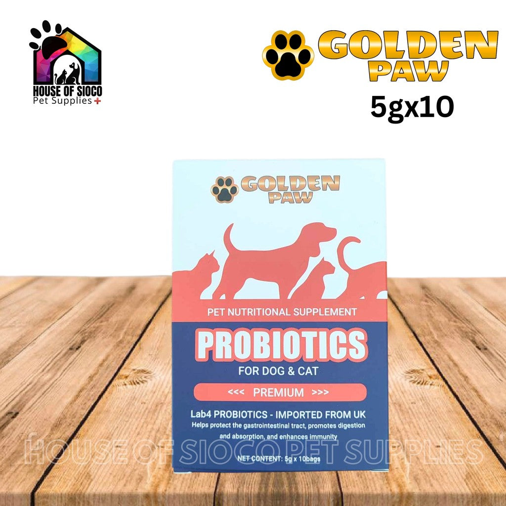 Golden Paw Probiotics For Dog & Cat 5g x 10sachet